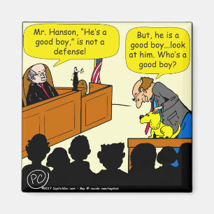 Imán 1053 He's A Good Boy Cartoon