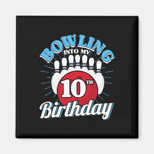 Imán 10.ª Bola Temática de Cumpleaños