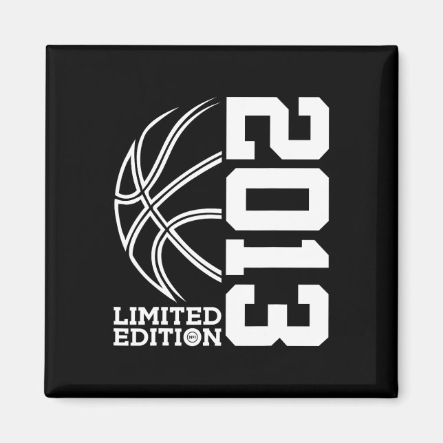 Imán 10.º Birthday Basketball Limited Edition 2013 2 (Frente)