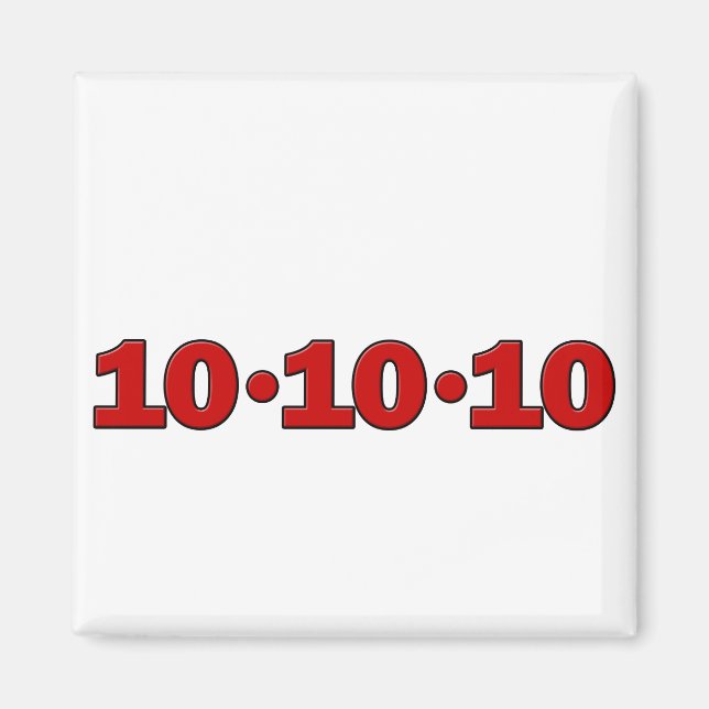 Imán 10-10-10: 10 de octubre de 2010 (Frente)