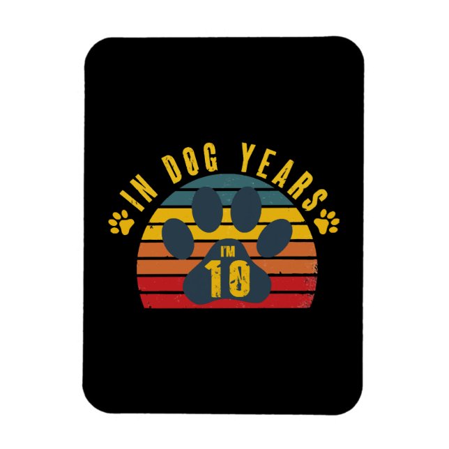 Imán 10 en años de perro (Vertical)