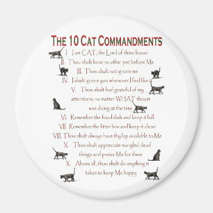 Imán 10 mandamientos del CAT