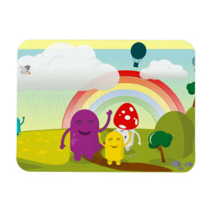 Imán 11277-naif-resorte-vector CUTE COLORFUL PERSONALIZ