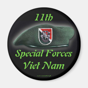 Imán 11.ª fuerza especial Green Berets nam flash Magnet