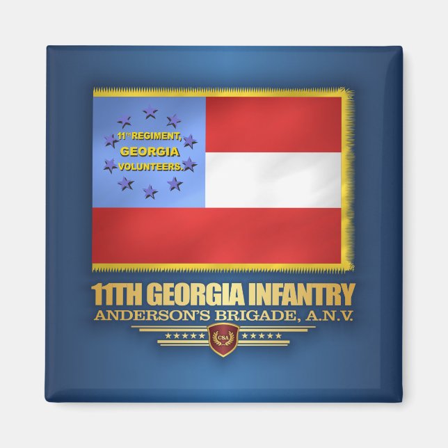 Imán 11.ª Infantería de Georgia (Frente)