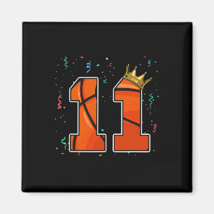 Imán 11.º cumpleaños Bysketbyll Gran número 11 años Bo