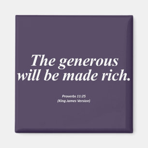 Imán 11:25 Abbrev de los proverbios de la abundancia