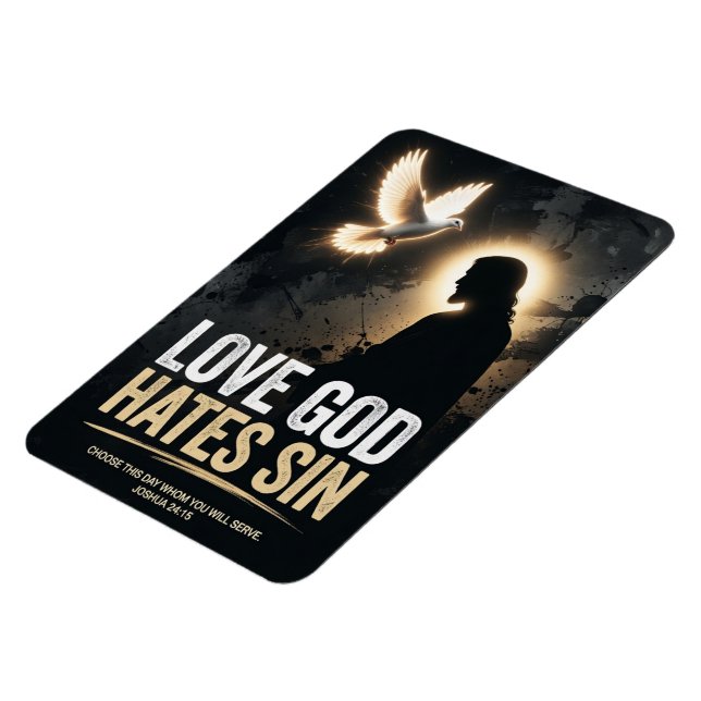 Imán #11   Ama a Dios, odia el pecado (Lado Izquierdo)