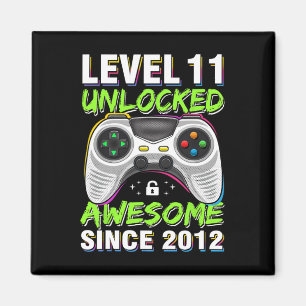 Imán 11 años Bday Son Boy Funny Gamer 11 años Bir