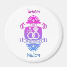 Imán 11 años del 11º aniversario de los bodas del acero