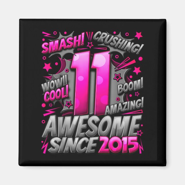 Imán 11 Year Old For Boys 11th Birthday Boy 11 Year Old (Frente)