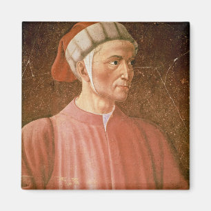 Imán 1265-1321) detalles de su busto, franco de Dante