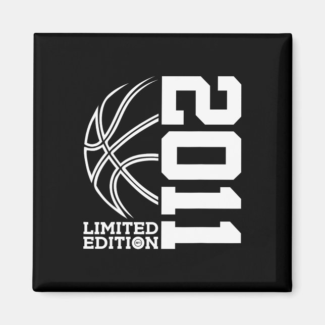 Imán 12.º Birthday Basketball Limited Edition 2011 (Frente)