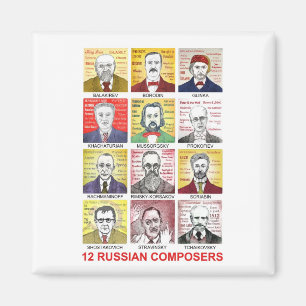 Imán 12 compositores rusos
