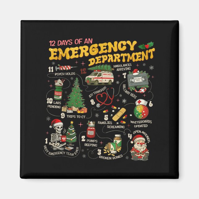 Imán 12 Days Of An Emergency Department, Er Nurse Chris (Frente)