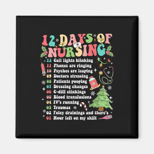 Imán 12 Días De Enfermería Navidades Hospitalarios Enfe
