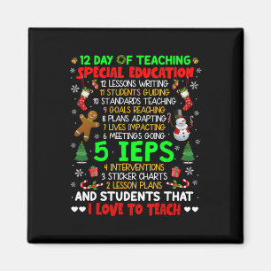 Imán 12 Días de enseñar educación especial Ieps Sped Te