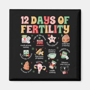 Imán 12 Días De Fertilidad Ivf Enfermera Navidad Ob Gyn