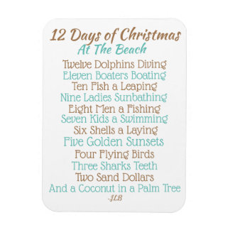 Imán 12 días de Navidades