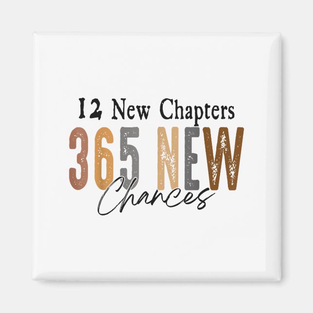 Imán 12 New Chapters 365 New Chances Family  (Frente)