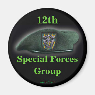 Imán 12th special forces flash vet veteran iraq magnet