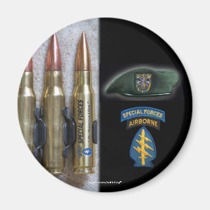 Imán 12th special forces group vets iraq magnet vet