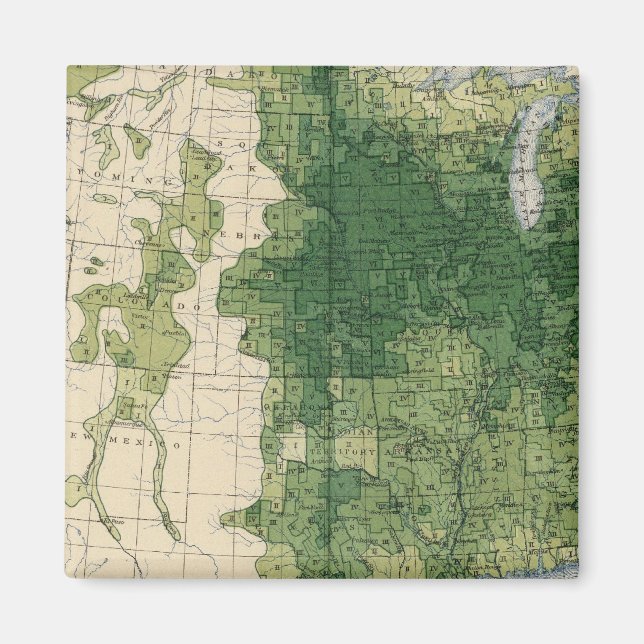 Imán 132 Mejoramiento de las tierras en 1900 (Frente)