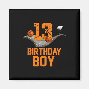 Imán 13.º cumpleaños Bysketbyll Jersey Niño de 13 años