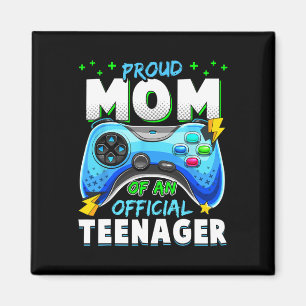 Imán 13.º cumpleaños Orgullosa Mamá Oficial adolescente