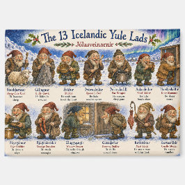 Imán 13 duendes islandeses de Yule Navidad reykjavik