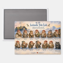 13 islandeses Yule Lads Navidad en Islandia 