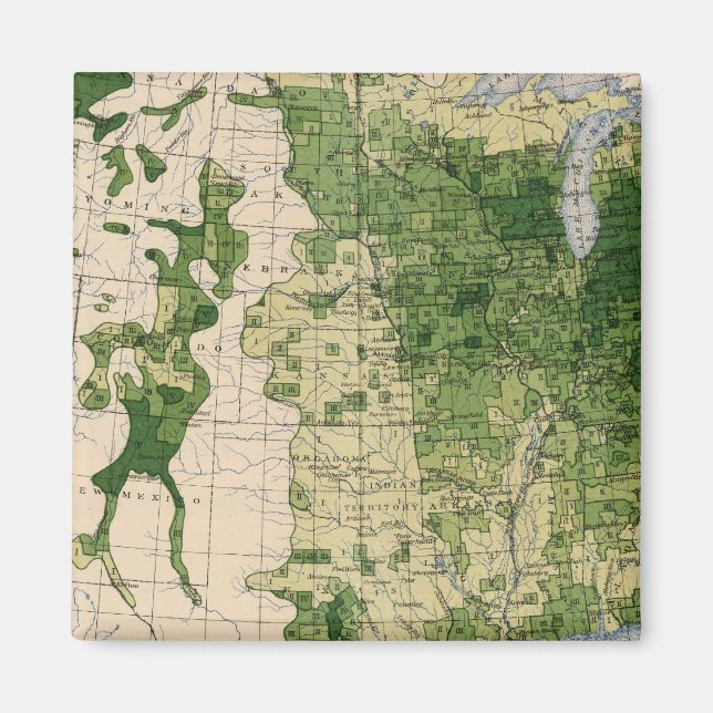 Imán 148 Ovejas/milla cuadrada (Frente)