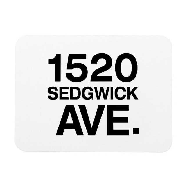 IMÁN 1520 SEDGWICK AVE. (Horizontal)