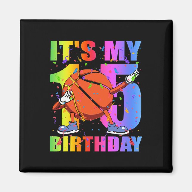 Imán 15 años de edad 15º partido de cumpleaños B (Frente)