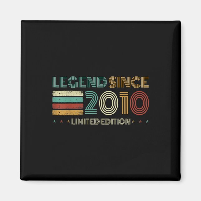 Imán 15 Years Old Legend Since 2010 15th Birthday  (Frente)