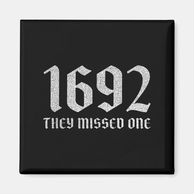 Imán 1692 se perdieron una bruja divertida de Halloween (Frente)