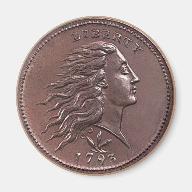 Imán 1793 Cento Grande Del Pelo De Flor (Frente)