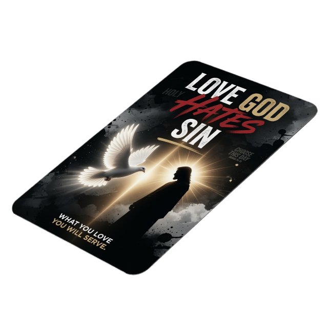 Imán #17   Ama a Dios, odia el pecado (Lado Izquierdo)