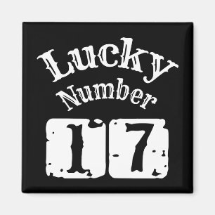 Imán 17 - Suerte número 17