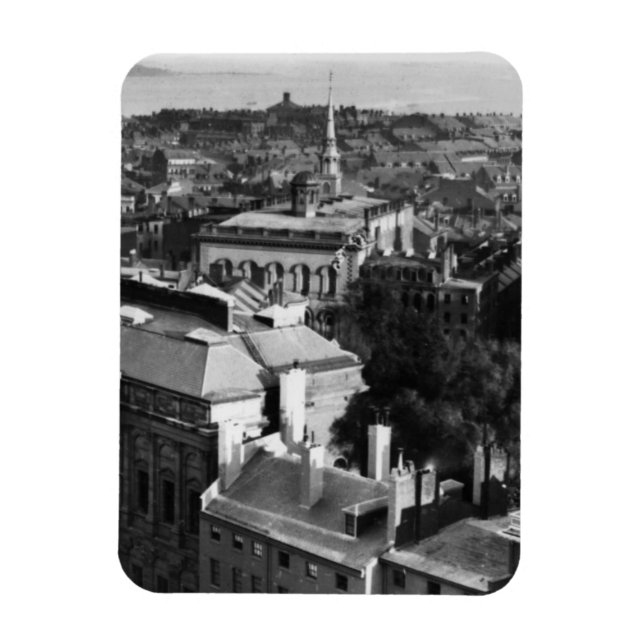 Imán 1859: Una vista de Boston mirando hacia el sur (Vertical)