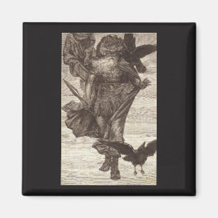 Imán 1871 Odin, Dios de la Sabiduría del Nórdico