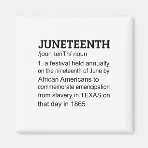 Imán 18 de junio de 1865 Definición de negro afroameric