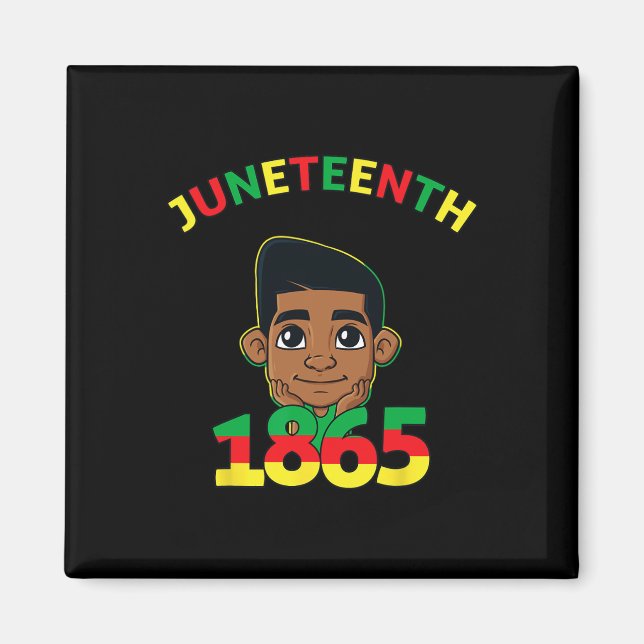 Imán 18 de junio de 1865 Guay Brown Skin King B (Frente)