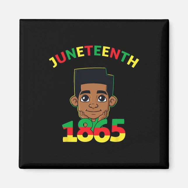 Imán 18 de junio de 1865 Guay Brown Skin King B (Frente)