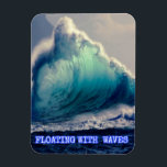 Imán 18.Olas oceánicas azules, regalos para la cosecha<br><div class="desc">El nombre de los océanos es suficiente para alegrarse bajo la piel. El océano aún envuelto en el misterio que atrae a gente de todo tipo, incluyendo a los artistas hacia sí mismos. La obra de arte se ve fabulosa en todos los productos y trajes para todas las ocasiones y...</div>