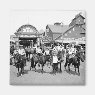 Imán 1904 de Coney Island NY