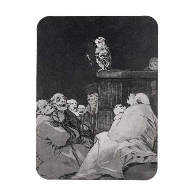 Imán 193-0082153 ¡Qué roble dorado!, plato 53 de Los (Vertical)