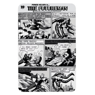 Imán 1940's The FUTUREMAN Comic Strip Flexible Magnet