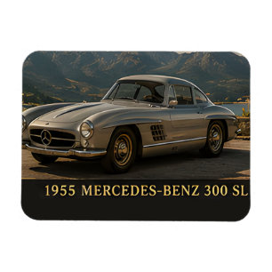 Imán 1955 Mercedes-Benz 300 SL Gullwing Clásico Alemán