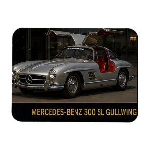 Imán 1955 Mercedes-Benz 300 SL Gullwing Clásico Alemán